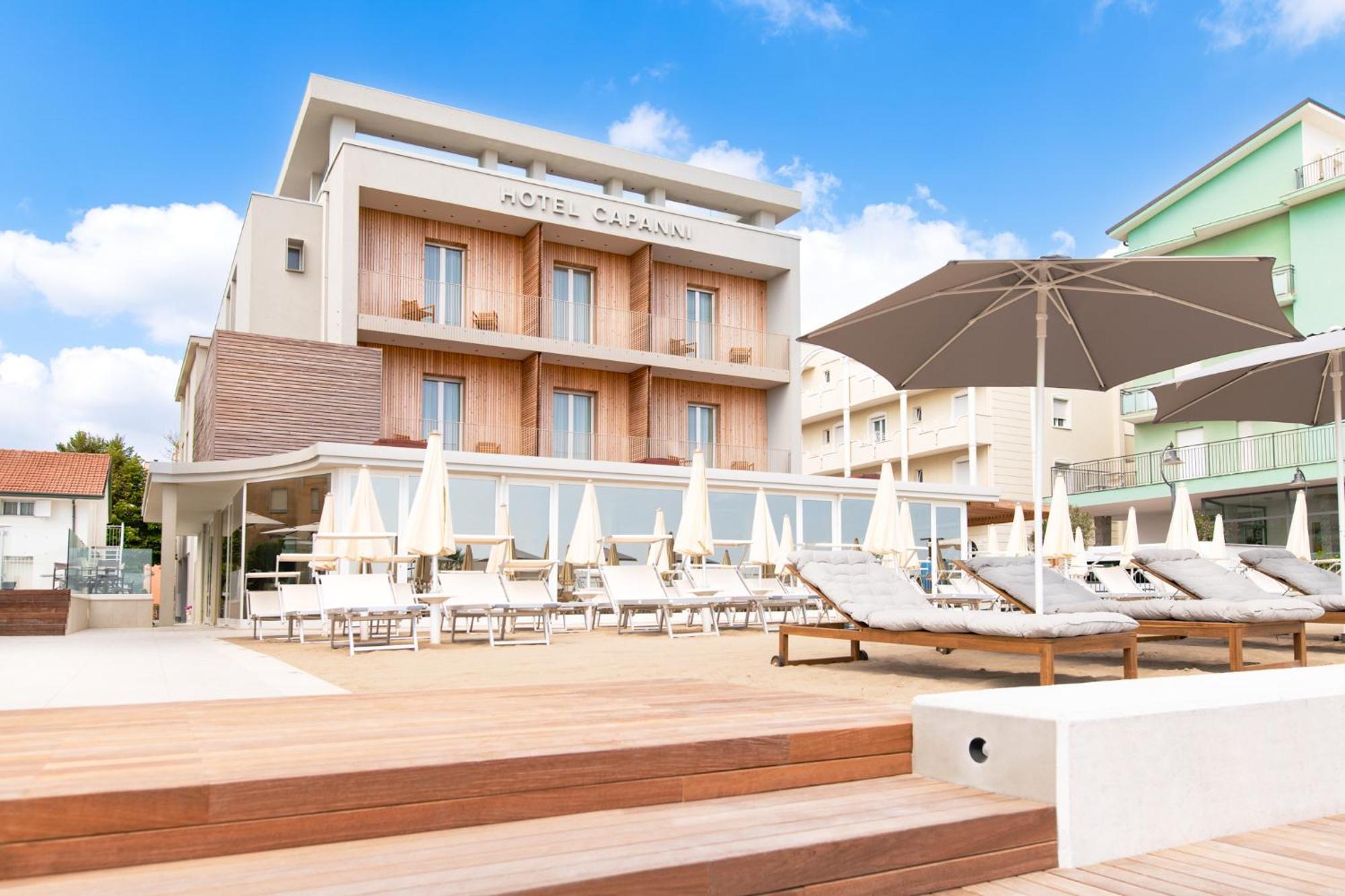 Hotel Capanni Bellaria-Igea Marina Exteriör bild